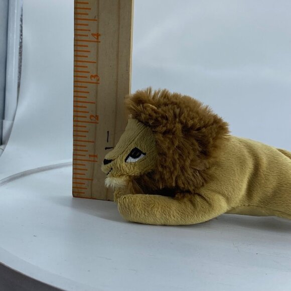 Vintage TY Beanie Babies Plush Lion 6" Long Collectible Soft Toy Embroidered - Picture 6 of 6